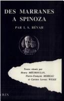 Cover of: Des marranes à Spinoza