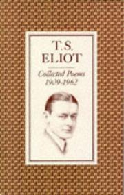Cover of: Collected poems, 1909-1962 by T. S. Eliot