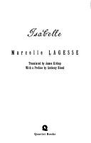 Cover of: Isabelle: Marcelle Lagesse ; translated by James Kirkup ; with a preface by Anthony Blond.