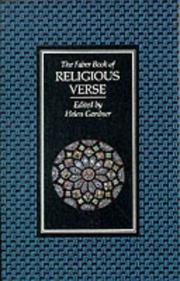 Cover of: The Faber Book of Religious Verse