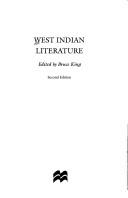 Cover of: West Indian literature