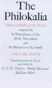 Cover of: The Philokalia by G. E. H. Palmer