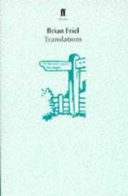 Cover of: Translations by Brian Friel