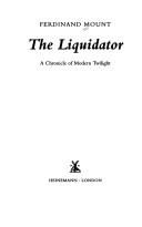Cover of: liquidator