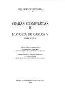 Cover of: Historia de Carlos V. by Juan Ginés de Sepúlveda