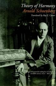 Cover of: Theory of Harmony by Arnold Schoenberg