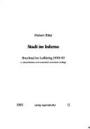 Cover of: Stadt im Inferno: Bruchsal im Luftkrieg 1939/45