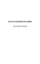 Cover of: Etat et société en Libye by Moncef Djaziri