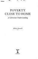 Cover of: Poverty close to home: a Christian understanding