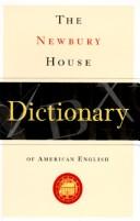 Cover of: The Newbury House dictionary of American English: an essential reference for learners of American English and culture.