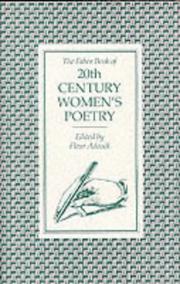 Cover of: The Faber book of 20th century women's poetry by edited by Fleur Adcock.