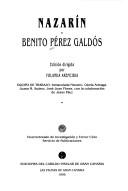 Cover of: Nazarín by Benito Pérez Galdós