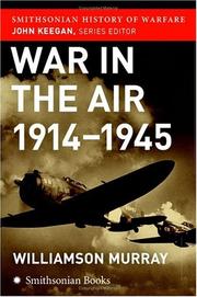 Cover of: War in the air, 1914-1945 by Williamson Murray