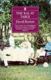 Cover of: The Raj at Table: A Culinary History of the British in India