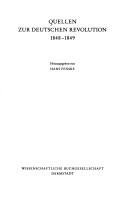 Cover of: Quellen zur deutschen Revolution 1848-1849 by herausgegeben von Hans Fenske.