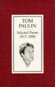 Cover of: Selected poems, 1972-1990