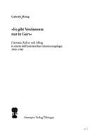 Cover of: Es gibt Verdammte nur in Gurs: Literatur, Kultur und Alltag in einem südfranzösischen Internierungslager, 1940-1942