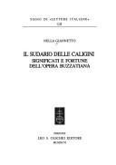 Cover of: Il sudario delle caligini: significati e fortune dell'opera buzzatiana