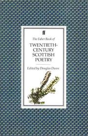 Cover of: The Faber book of twentieth-century Scottish poetry