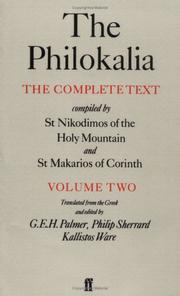 Cover of: The Philokalia : The Complete Text (Vol. 2)