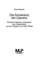 Die Subversion der Literatur by Sven Kramer