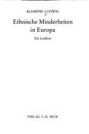 Cover of: Ethnische Minderheiten in Europa by Klemens Ludwig