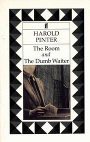 Cover of: Room and the Dumb Waiter (Pinter Plays) by Harold Pinter