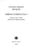 Cover of: Obras completas by Gustavo Adolfo Bécquer