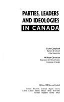 Cover of: Parties, leaders, and ideologies in Canada