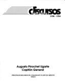Discursos principales, 1990-1994 by Augusto Pinochet Ugarte