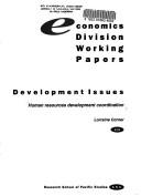 Cover of: Human resources development coordination