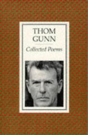 Collected poems by Thom Gunn