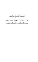 Cover of: Det nationales natur: studier i dansk-svenske relationer