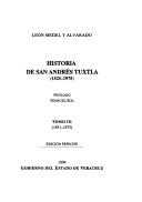 Cover of: Historia de San Andrés Tuxtla (1525-1975)
