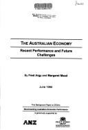 Cover of: The Australian economy by Fred Argy