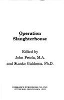 Cover of: Operation slaughterhouse