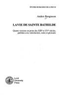 La vie de Sainte Bathilde by Anders Bengtsson