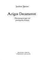 Arigos Decameron by Joachim Theisen