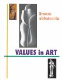 Cover of: Values in art by Oronzo Abbatecola
