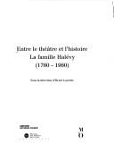 Entre le théâtre et l'histoire cover