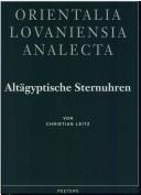 Cover of: Altägyptische Sternuhren by Leitz, Christian Ph. D.
