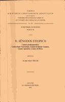 Cover of: Il sēnodos etiopico: canoni pseudoapostolici: canoni dopo l'ascensione, canoni di Simone Cananeo, canoni apostolici, lettera di Pietro