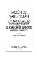 Cover of: El yermo de las almas by Ramón del Valle-Inclán