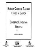 Cover of: Cuaderno estadístico municipal.