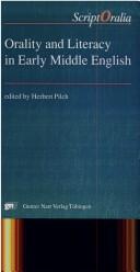 Cover of: Orality and literacy in early Middle English by Herbert Pilch, ed.