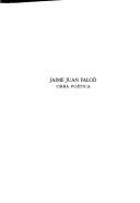 Cover of: Obras completas by Jaime Juan Falcó