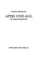 Cover of: Apfel und Aug: 49 Anagrammgedichte