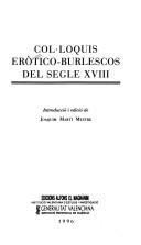 Col·loquis eròtico-burlescos del segle XVIII