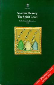 Cover of: The Spirit Level by Seamus Heaney
