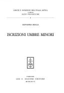 Iscrizioni umbre minori by Giovanna Rocca